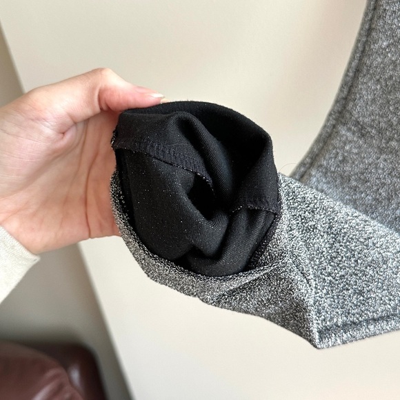 DIVIDED by H&M Women's Sparkly Metallic Skinny Pants, Size 10 - Picture 6 of 15